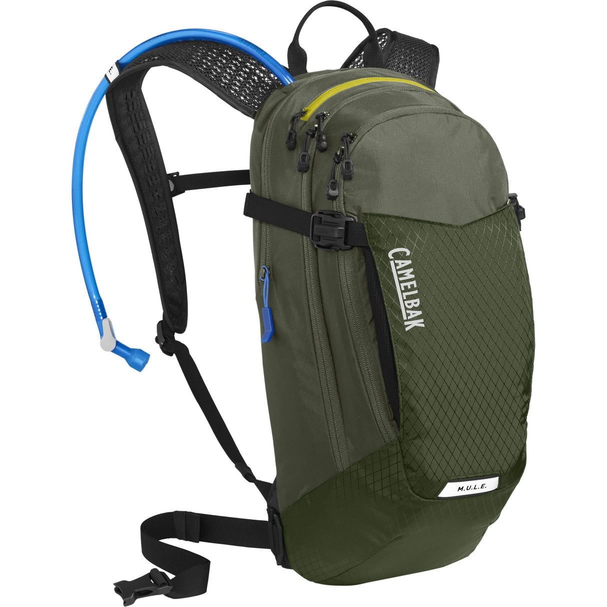 Camelbak M.U.L.E. Hydration Pack 12L With 3L Reservoir 2024: Dusty Olive 12L