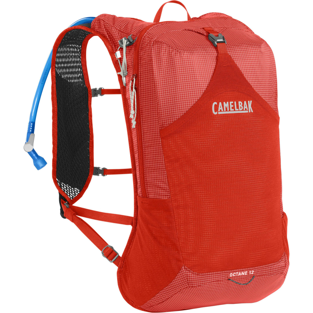 Camelbak Octane 12 Fusion 2L Hydration Pack 2023: Red Poppy/Vapor 12L