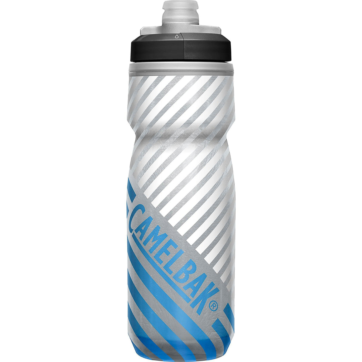 Camelbak Podium Chill Outdoor 600Ml 2022: Grey Blue Stripe 600Ml