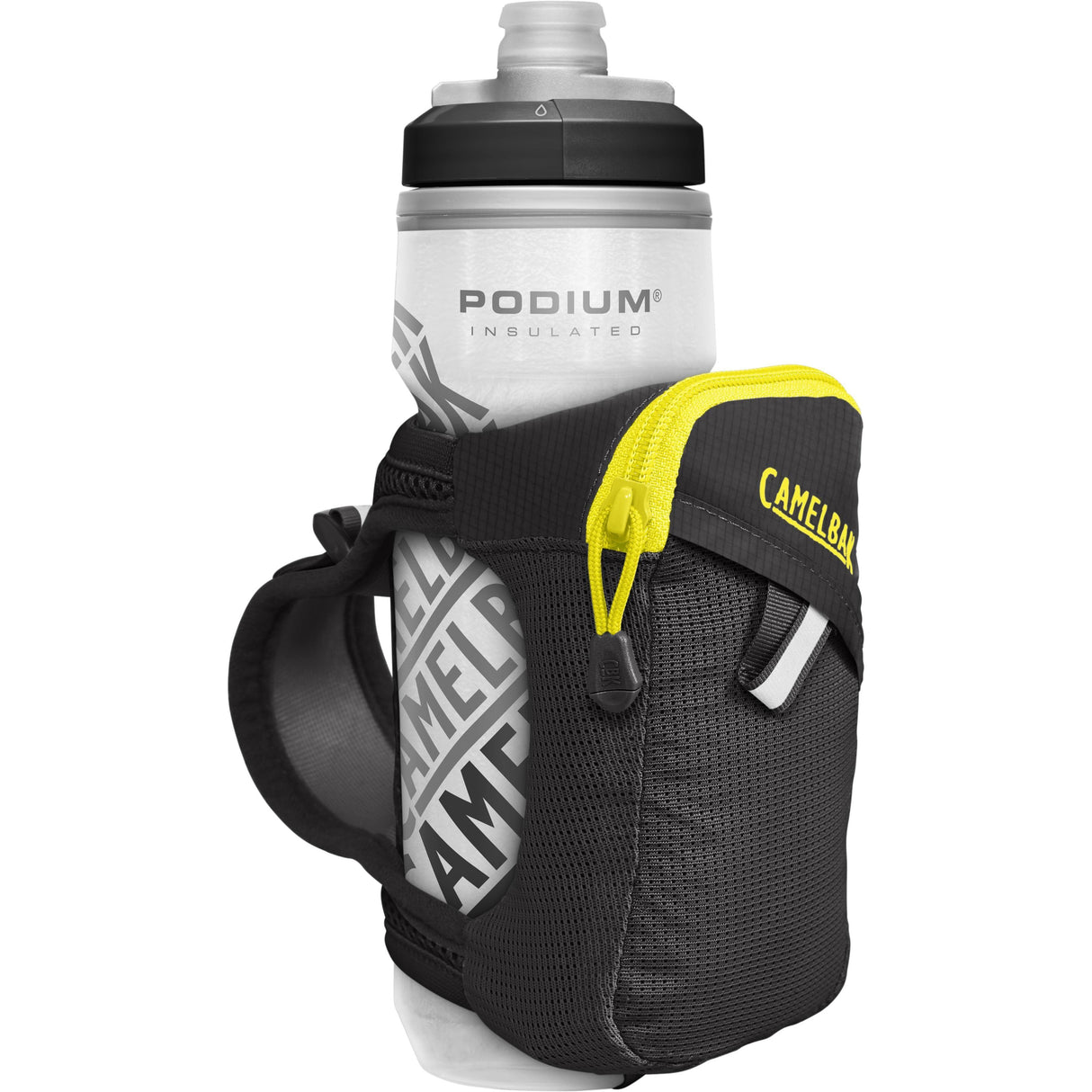 Camelbak Quick Grip Chill Insulated Handheld 620Ml 2023: Black/Safety Yellow 620Ml