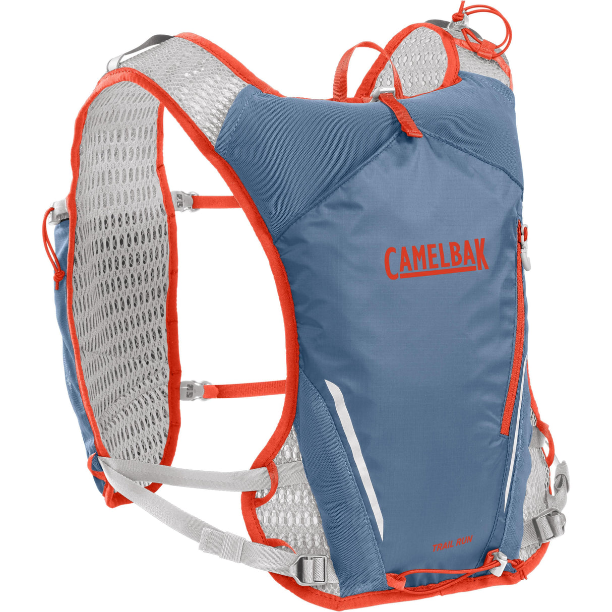 Camelbak Trail Run Vest 2023: Captain'S Blue/Spicy Orange 7L