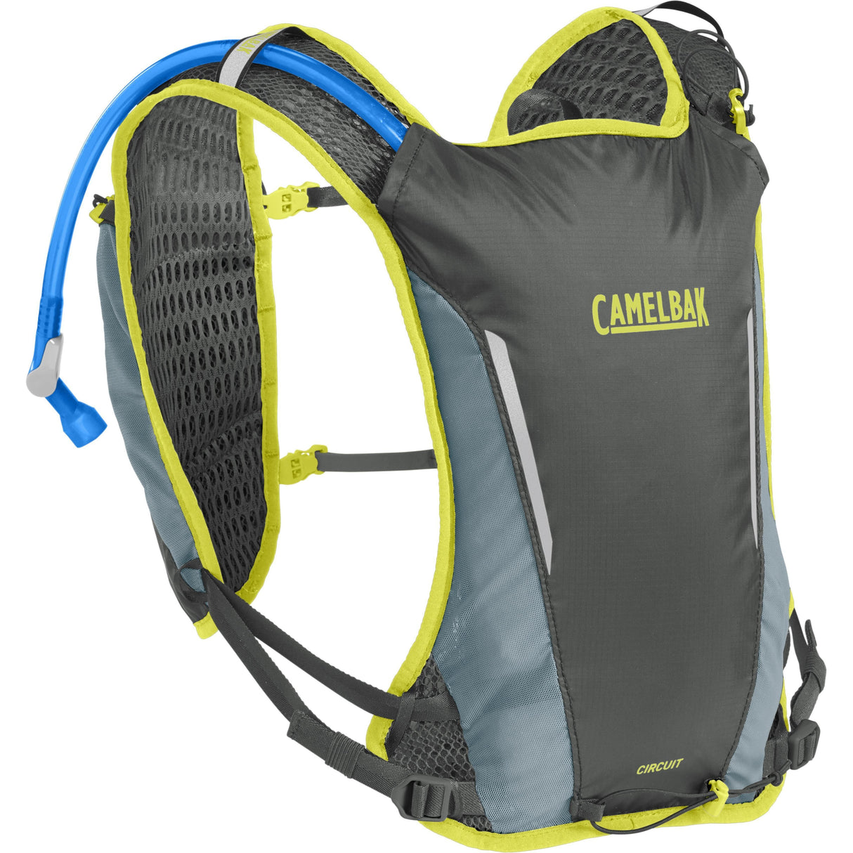 Camelbak Women'S Circuit Vest 5L With 1.5L Reservoir 2023: Graphite/Limeade 5L