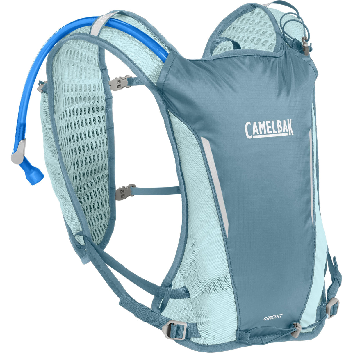 Camelbak Women'S Circuit Vest 5.5L With 1.5L Reservoir 2024: Adriatic Blue 5.5L