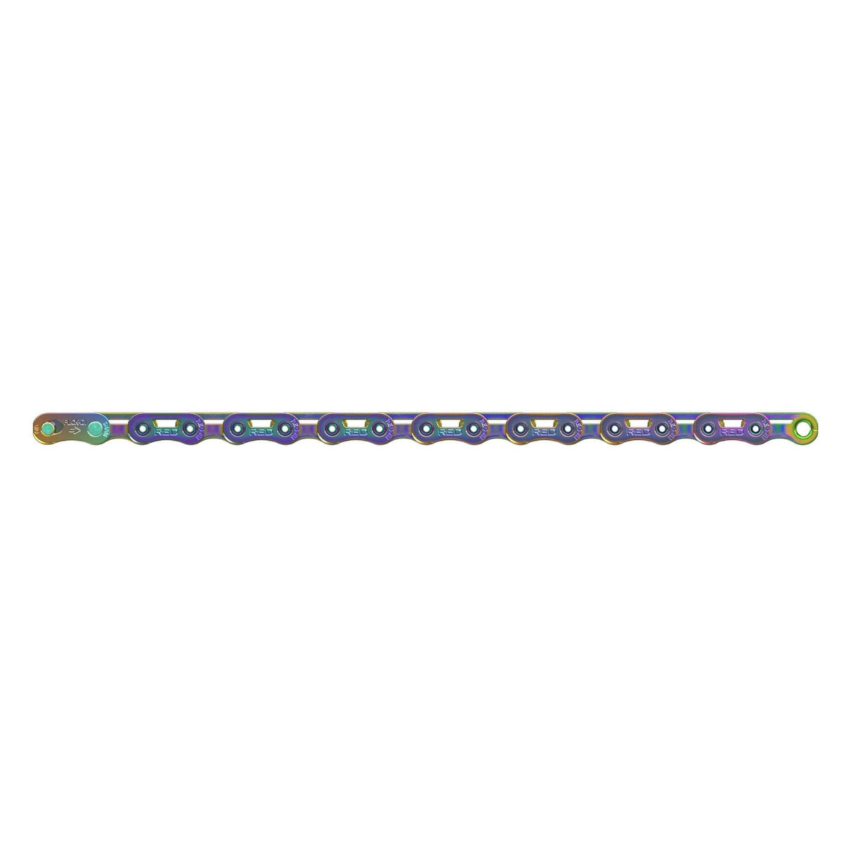 Sram Chain Red E1 Flattop W/Powerlock 12 Speed: Rainbow 126 Links