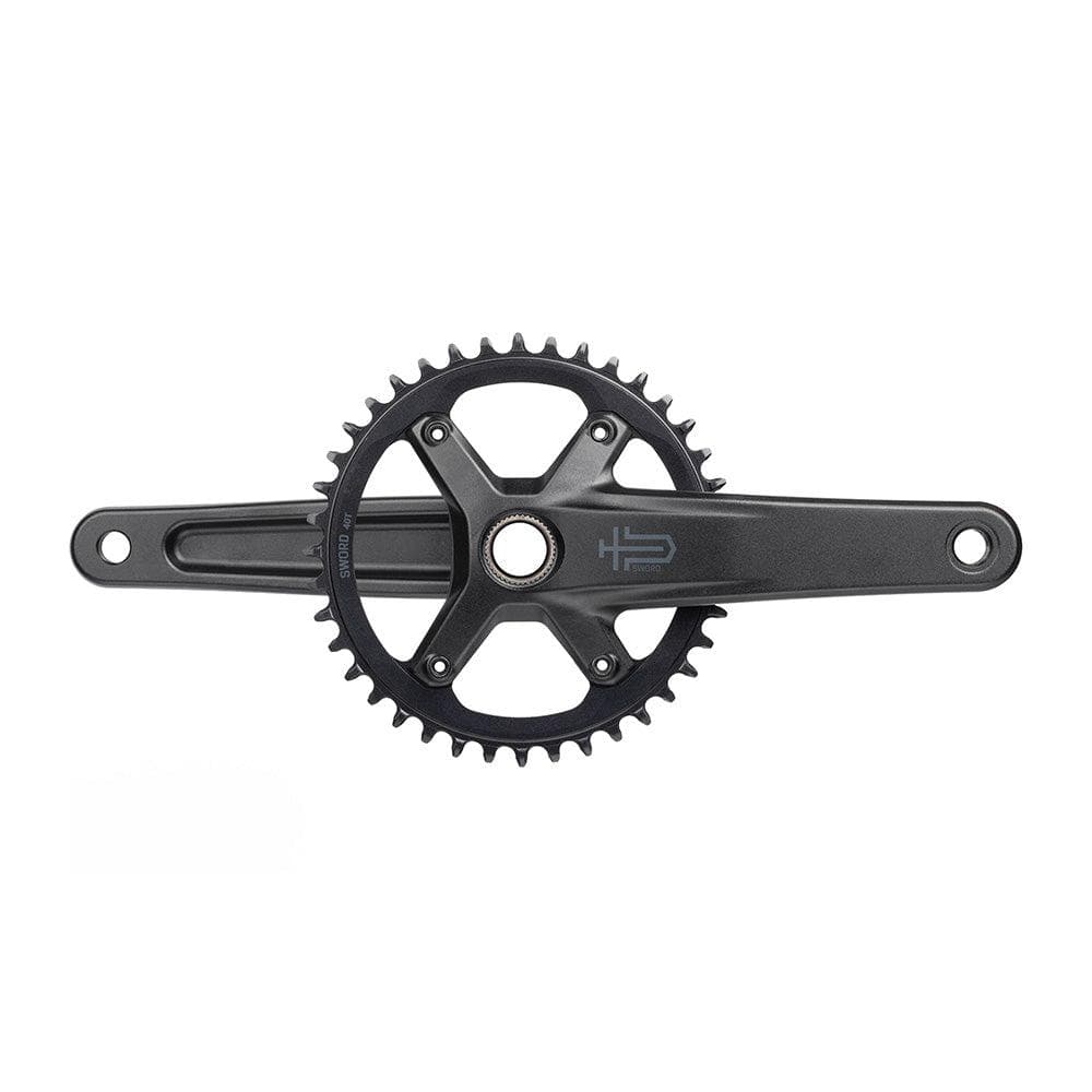 MicroSHIFT Sword 10 1x Crankset 172.5mm Black