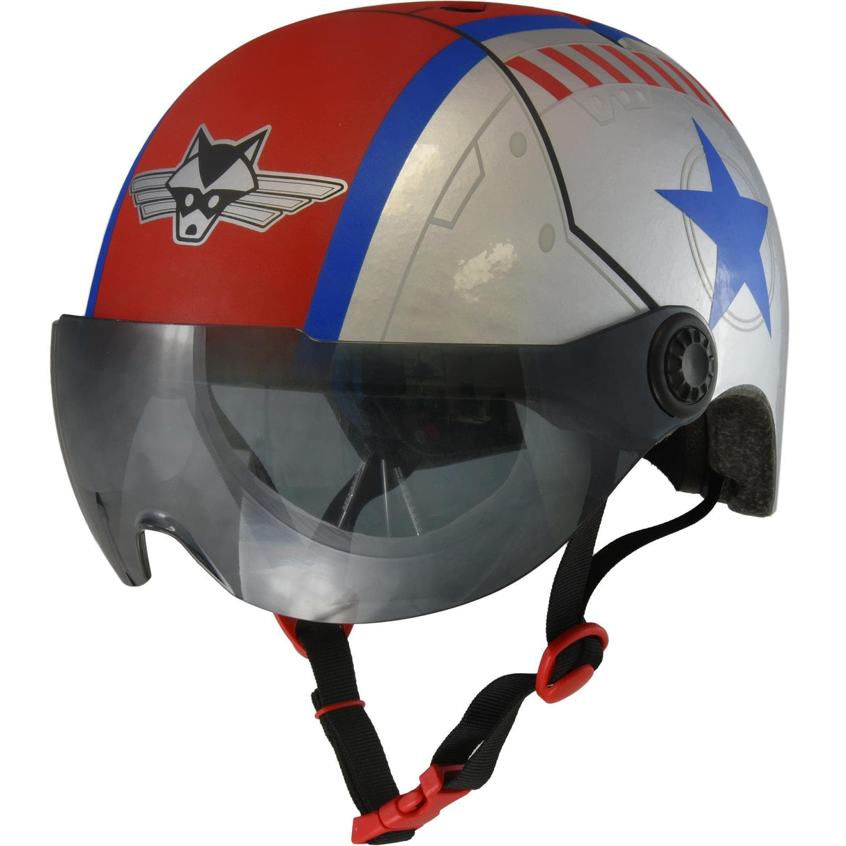 C-Preme Raskullz Fs (Fit System) Child Helmet (5+ Years) - Flying Ace 2021: Flying Ace Unisize 50-54Cm