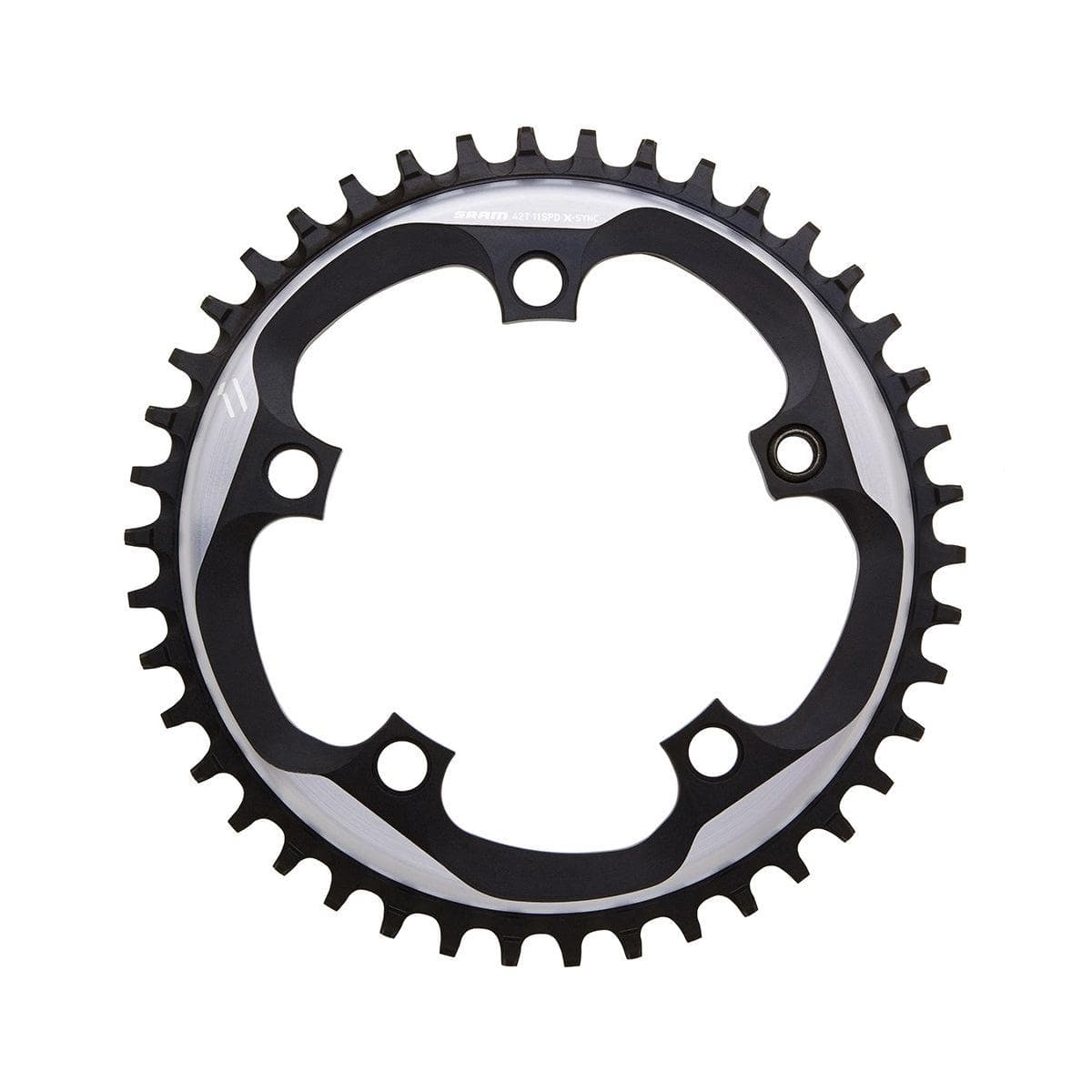 Sram Chain Ring X-Sync 11 Speed 110 Alum Argon Grey Bb30 Or Gxp (Force1): Argon Grey 11Spd 44T