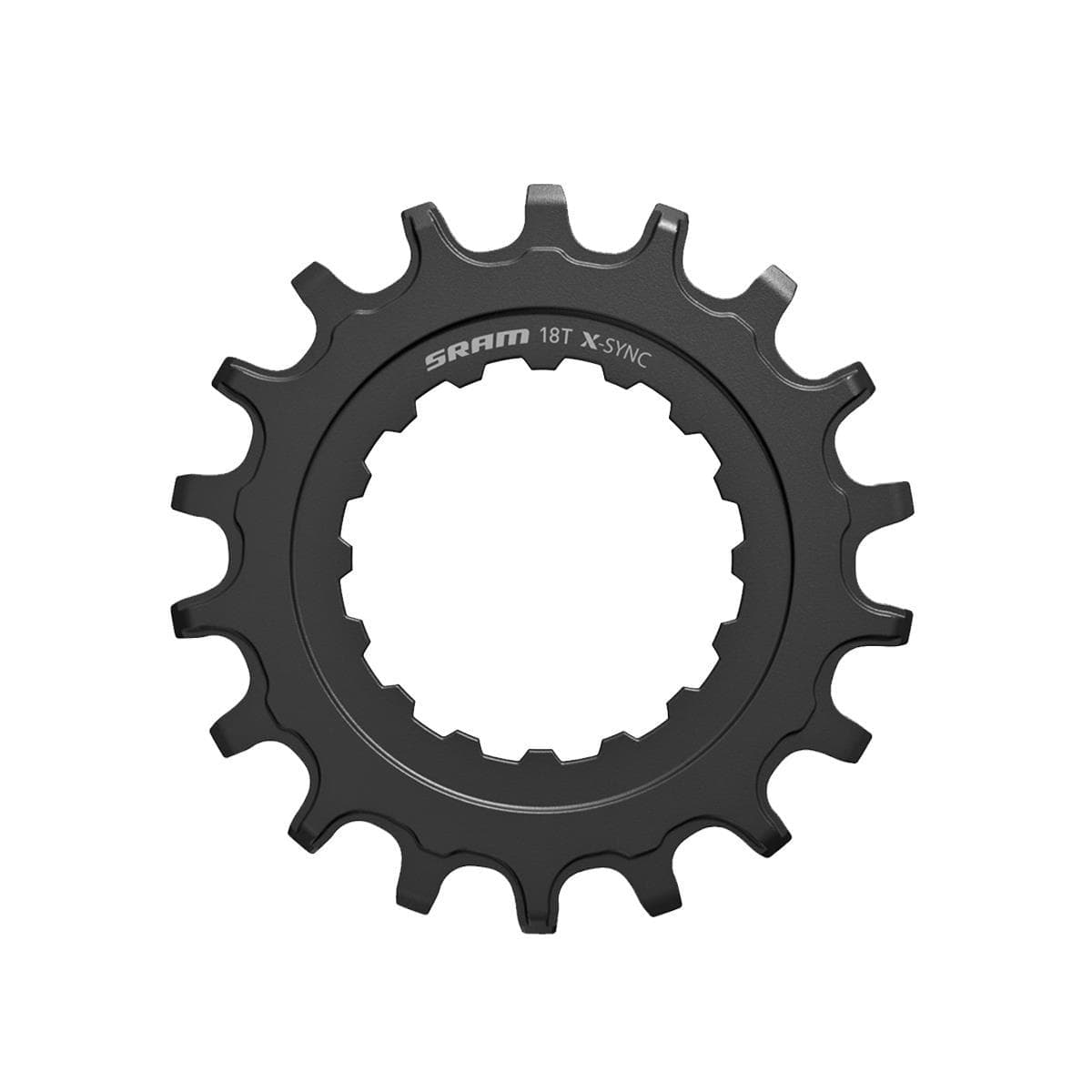 Sram Chain Ring X-Sync Sprocket For Bosch Motors 18T Straight Steel Black: Black 18T