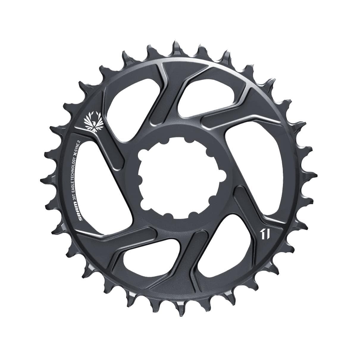 Sram Chain Ring X-Sync 2 Sl Direct Mount 6Mm Offset Eagle: Lunar Grey 30T