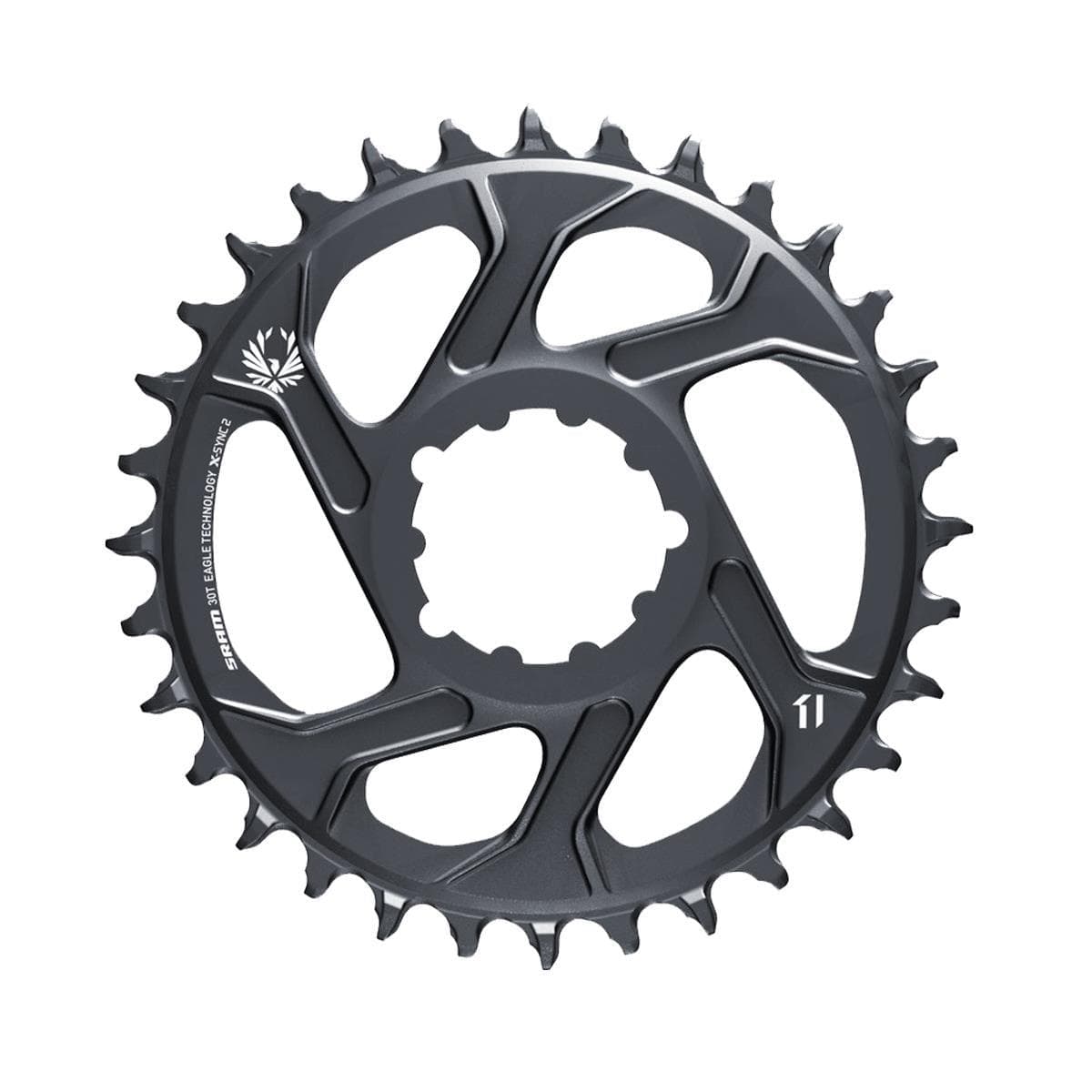 Sram Chain Ring X-Sync 2 Sl Direct Mount 3Mm Offset Boost Eagle: Lunar Grey 30T