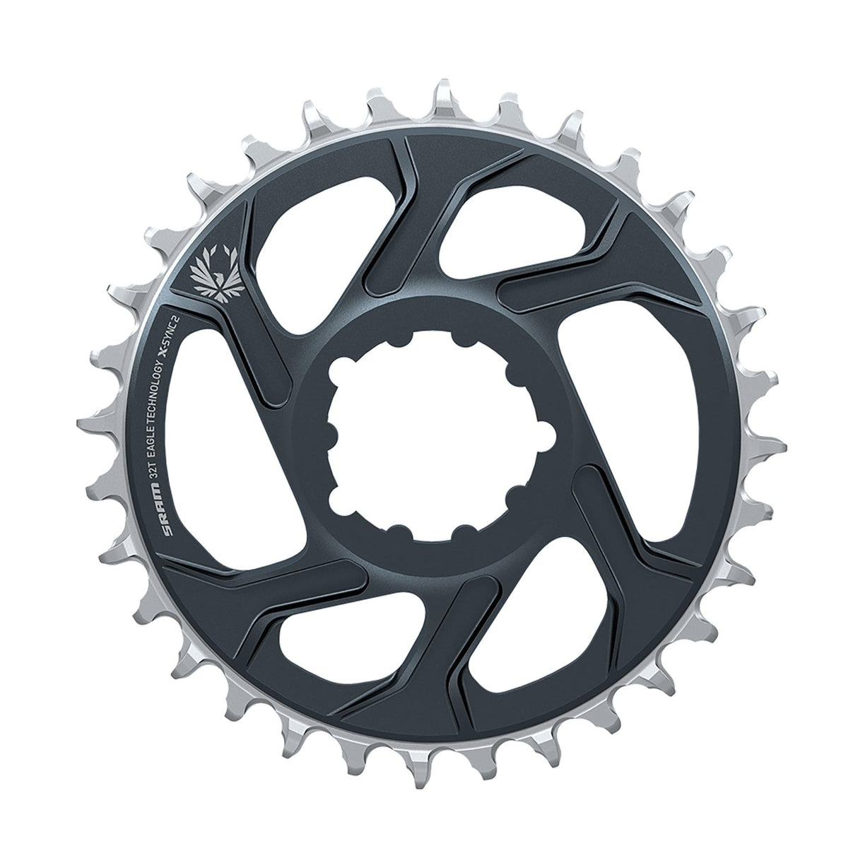 Sram Chain Ring X-Sync 2 Direct Mount 6Mm Offset Eagle: Lunar/Polar Grey 30T