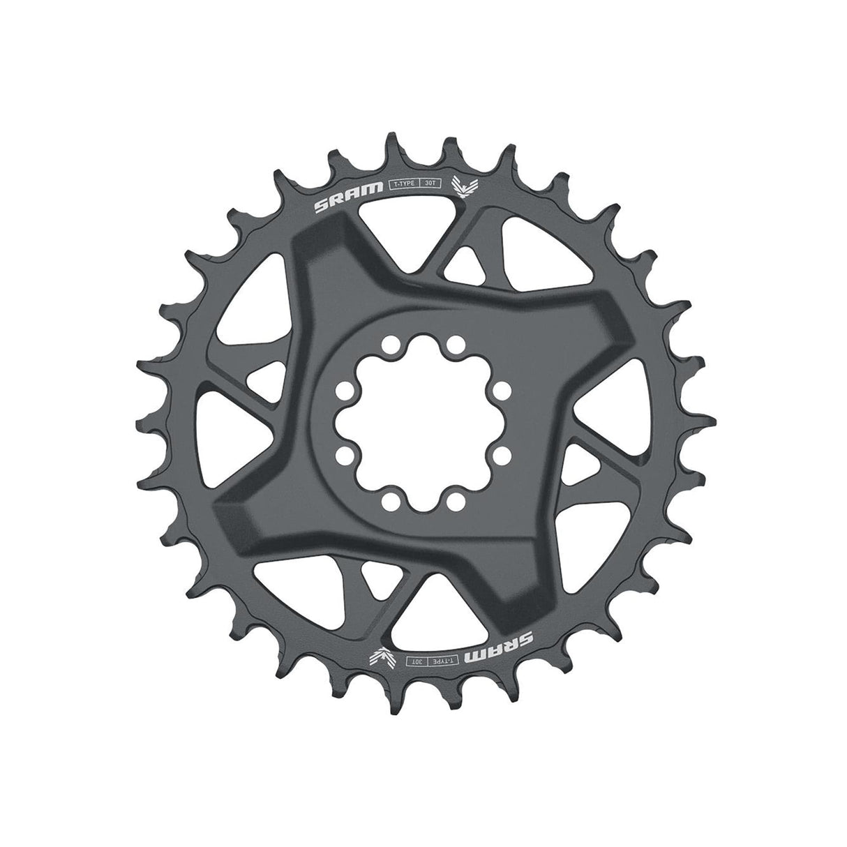 Sram - Chain Ring T-Type Direct Mount 3Mm Offset Eagle (Including 8 Bolts) Dark Polar - Gx D1: Dark Polar Grey 32T