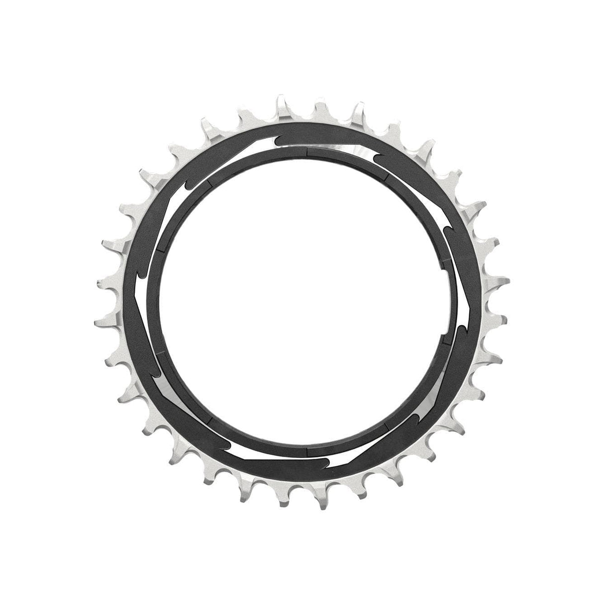 Sram Chain Ring T-Type  Powermeter Threaded 3Mm Offset Eagle (Including Pin Thread Backup And Screw) Xxsl D1 2023: Black/Silver 36T