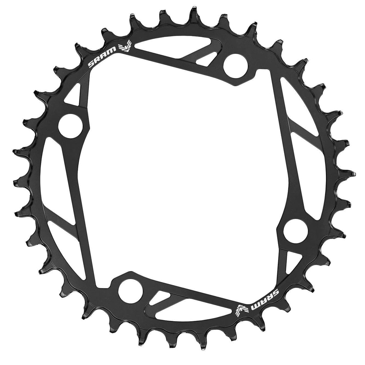 Sram Chain Ring T-Type 104 Bcd Steel 2023: Black 34T