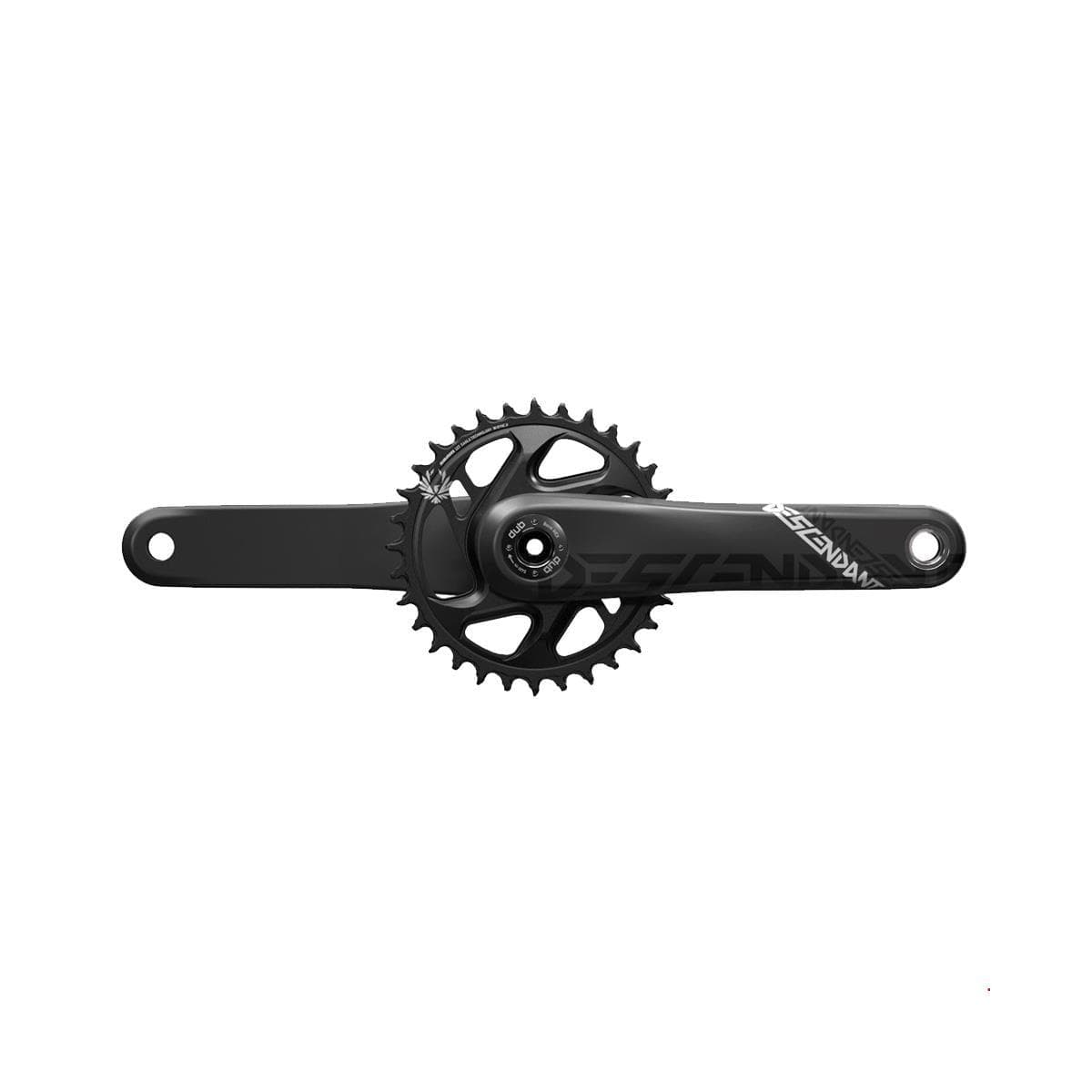 Truvativ Crank Descendant Carbon Eagle Cannondale-Ai Dub 12S With Direct Mount 30T X-Sync 2 Chainring Black (Dub Cups/Bearings Not Included): Black 175Mm