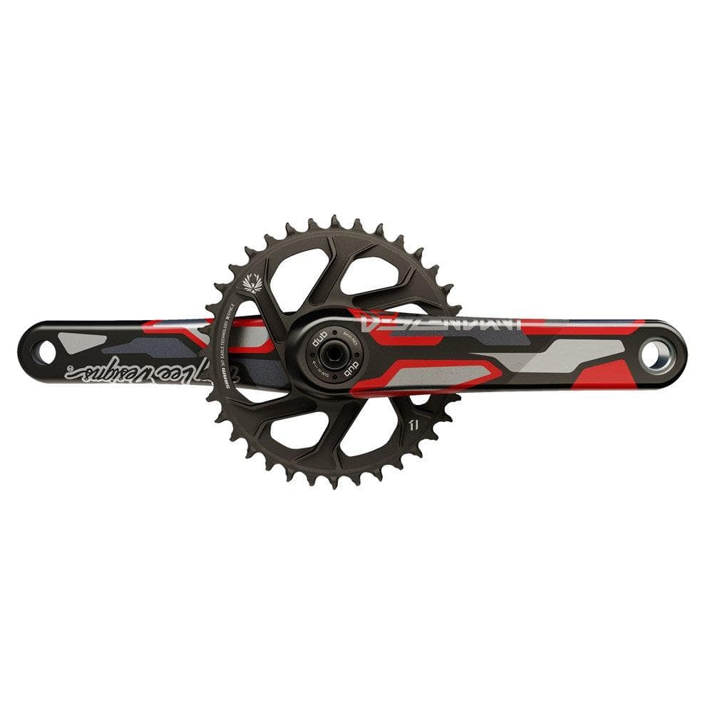 Truvativ Crank Descendant Colab Troy Lee Designs Eagle All Downhill Dub83 12S With Direct Mount 36T X-Sync 2 Cnc Chainring: Red 165Mm