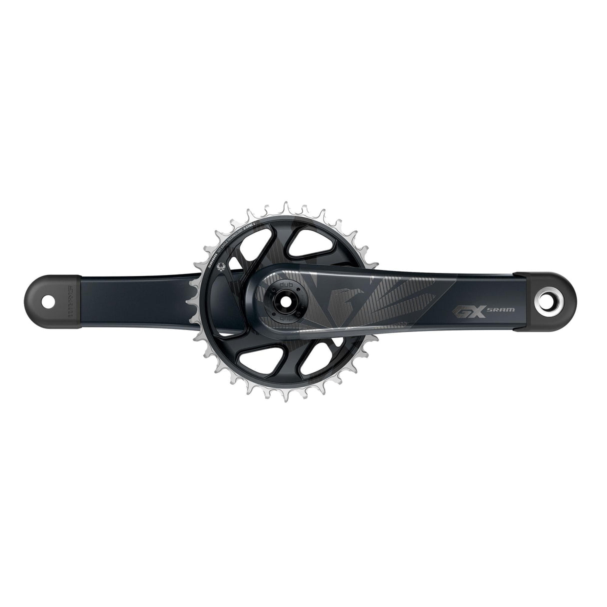 Sram Crank Gx Carbon Eagle Boost 148 Dub 12S W Direct Mount 32T X-Sync 2 Chainring (Dub Cups/Bearings Not Included): Lunar Grey 170Mm