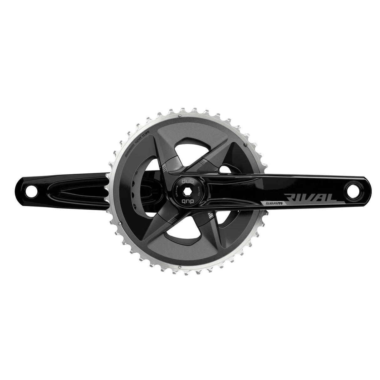 Sram Rival Axs Crankset D1 Dub Wide (Bb Not Included): Black 170Mm - 43-30T