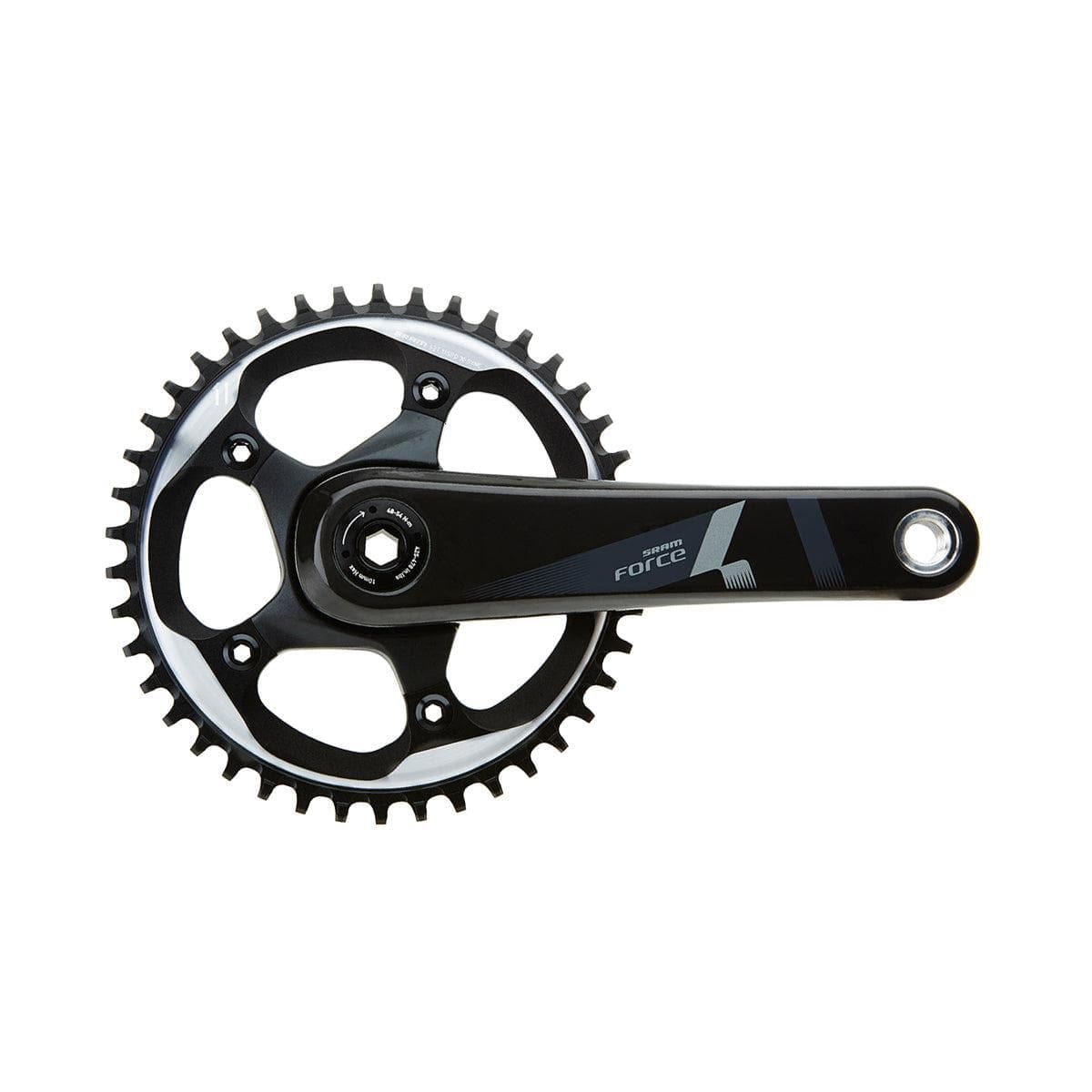 Sram Force1 Crank Set Gxp 172.5Mm W/ 42T X-Sync Chainring (Gxp Cups Not Included):  11Spd 172.5Mm 42T