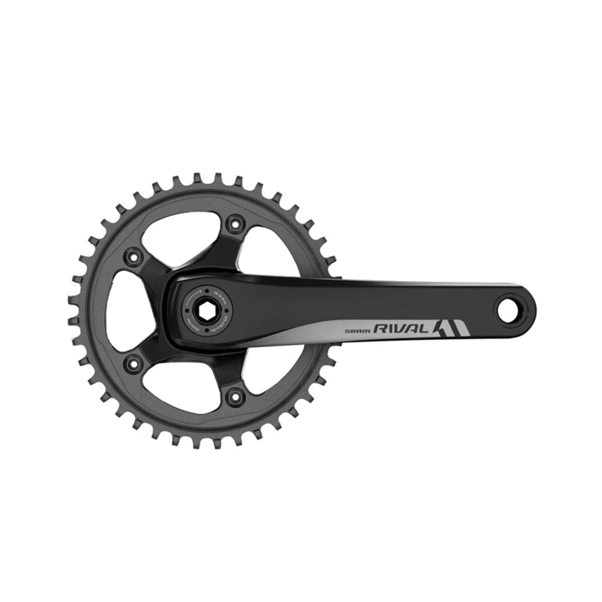 Sram Rival1 Crank Set Gxp 170Mm W/ 42T X-Sync (Gxp Cups Not Included):  10/11Spd 170Mm 42T