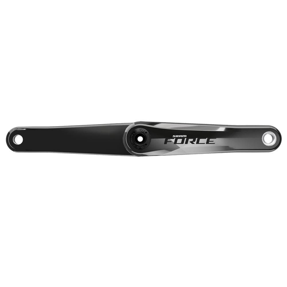 Sram Crank Arm Assembly Force D1 Dub  Gloss Finish (Bb/Spider/Chainrings Not Included): Gloss Black 172.5Mm