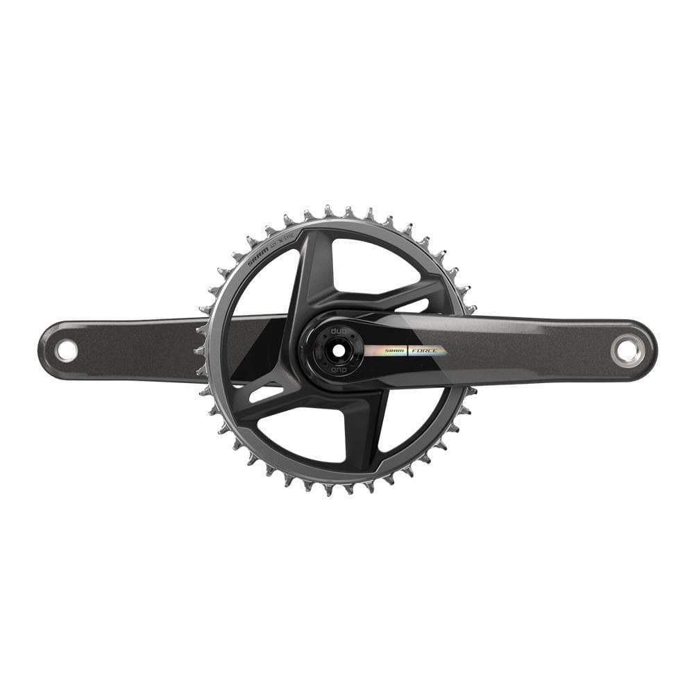 Sram Force D2 Crankset 1X Wide Dub Direct Mount 40T (Bb Not Included) 2023: Unicorn Grey With Laser Foil 165Mm