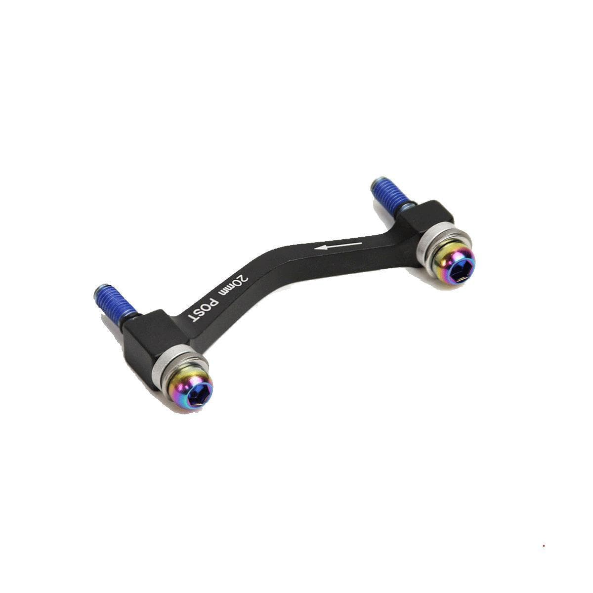 Sram Post Bracket - 20 P (Front 180/Rear 160) (Includes Bracket & Stainless Rainbow Bolts) - Standard Mount:  20 P