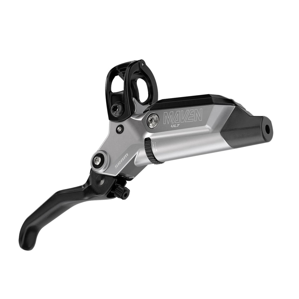 Sram Disc Brake Maven Ultimate Stealth - Aluminum Lever, Ti Hardware, Reach/Contact Adj ,Swinglink, Clear Ano (Includes Mmx Clamp, Bracket) (Rotor Sold Separately) A1: Clear Anodized Front/Rear 2000Mm Ho