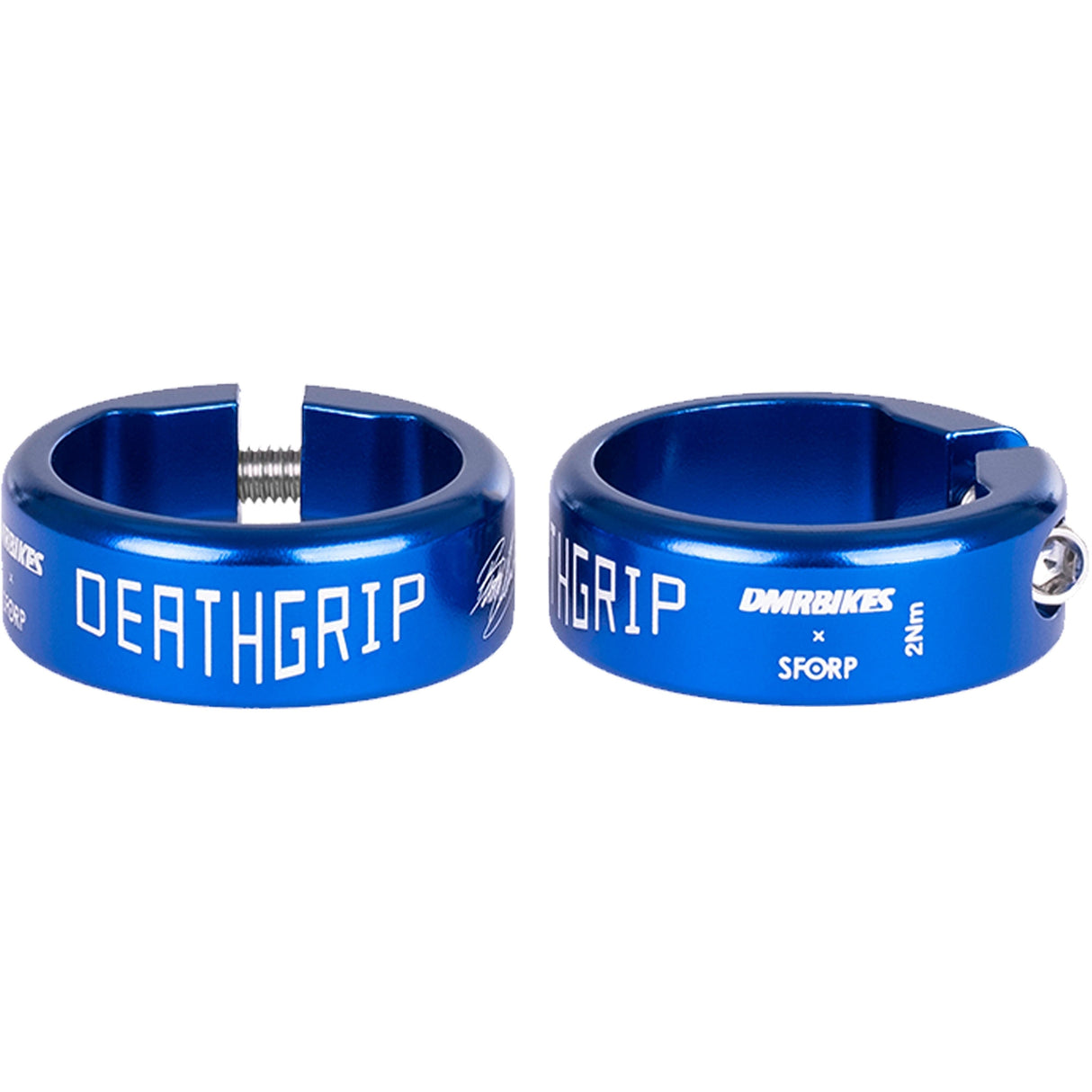 DMR DeathGrip Collar  Blue