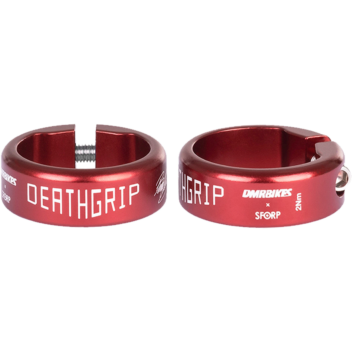 DMR DeathGrip Collar  Red