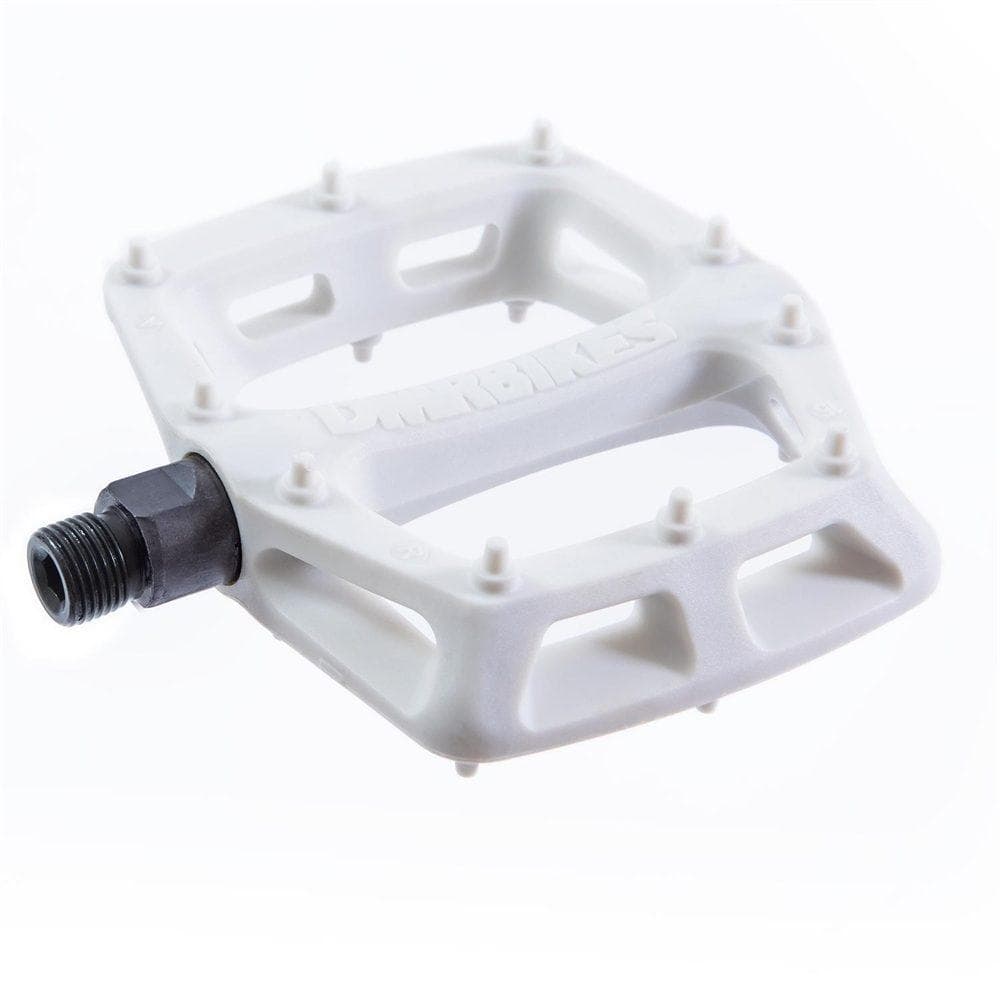 DMR V6 Nylon Mountain Biking Pedal - Cro-Mo Axle - White