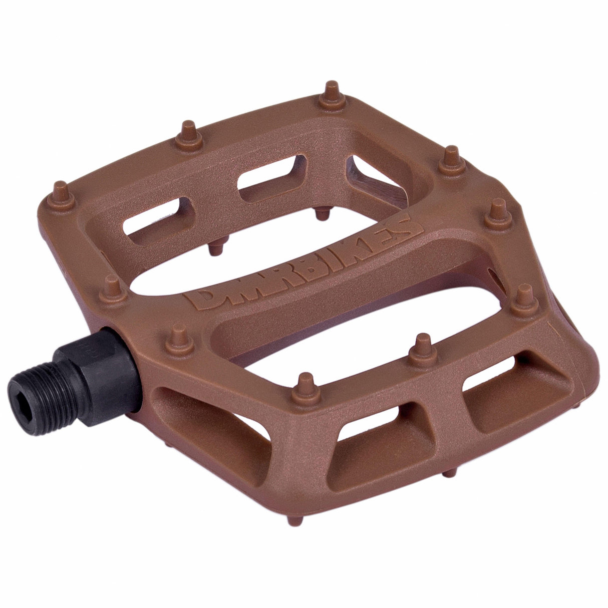 DMR V6 Nylon Mountain Biking Pedal - Cro-Mo Axle - Earth Brown