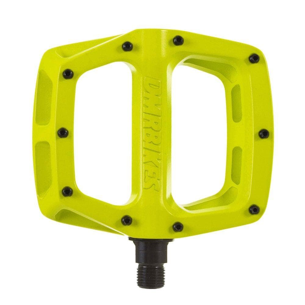 DMR V8 Mountain Biking 9/16" Platform Pedal - Lemon lime