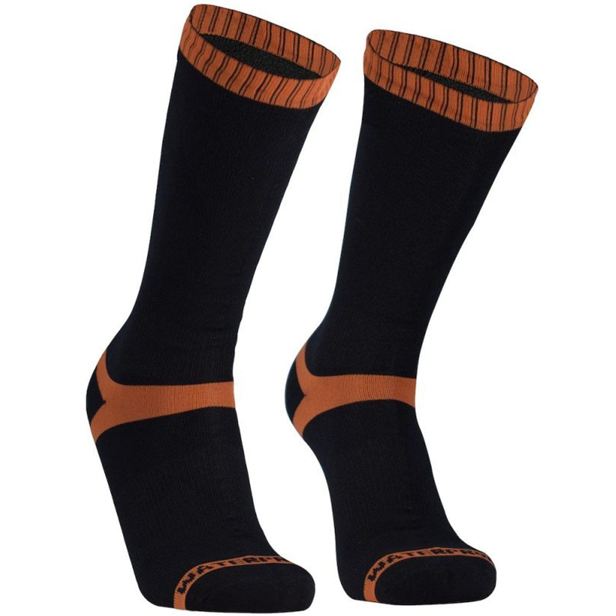 Dexshell Hytherm Pro Socks Black Tangelo stripe  S