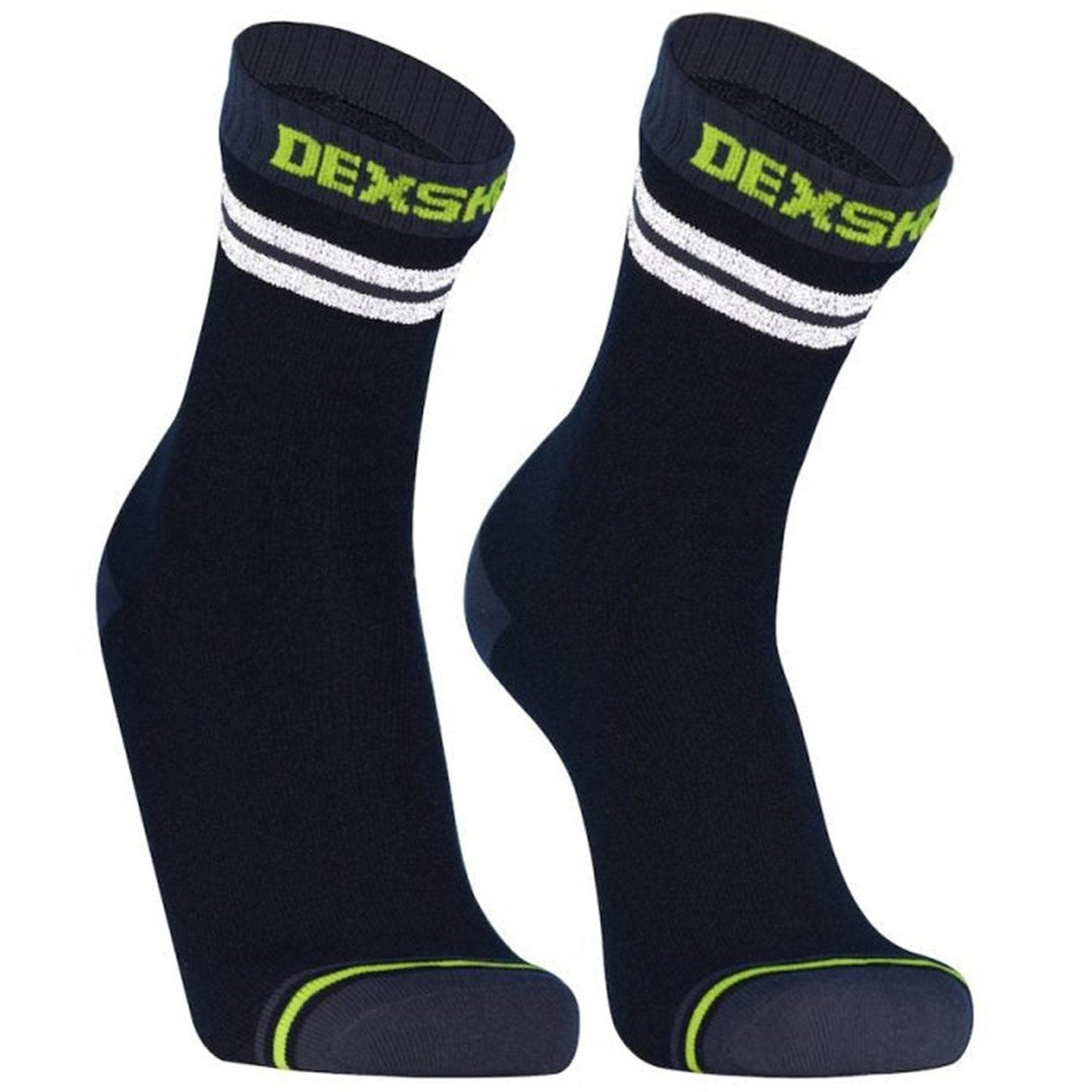 Dexshell Pro Visibility Socks Black Grey  M