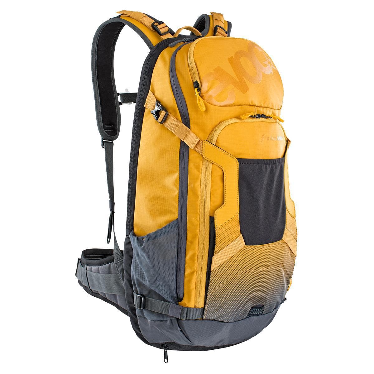 Evoc Fr Trail E-Ride Protector Backpack 2020: Loam/Carbon Grey M/L