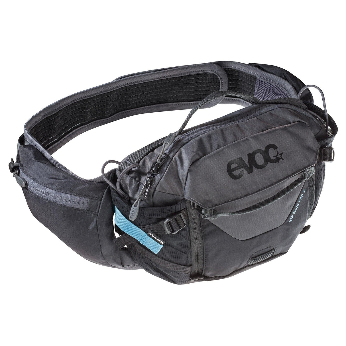 Evoc Hip Pack Pro 3L 2023 2019: Black/Carbon Grey 3L