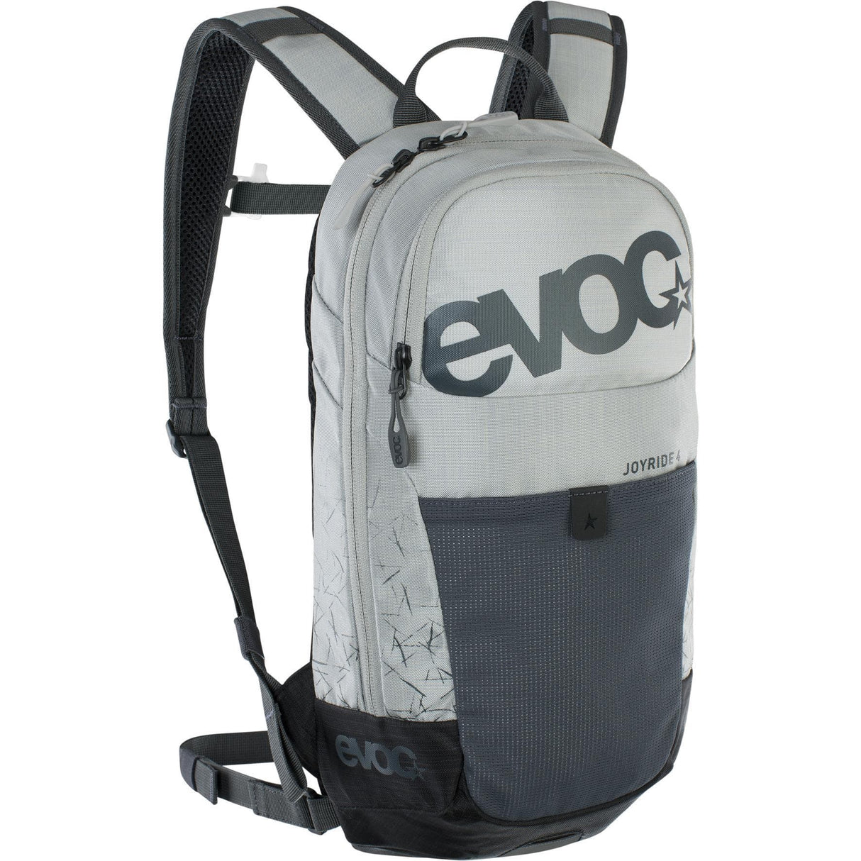 Evoc Joyride 4L Kids Backpack 2023: Silver/Carbon Grey One Size