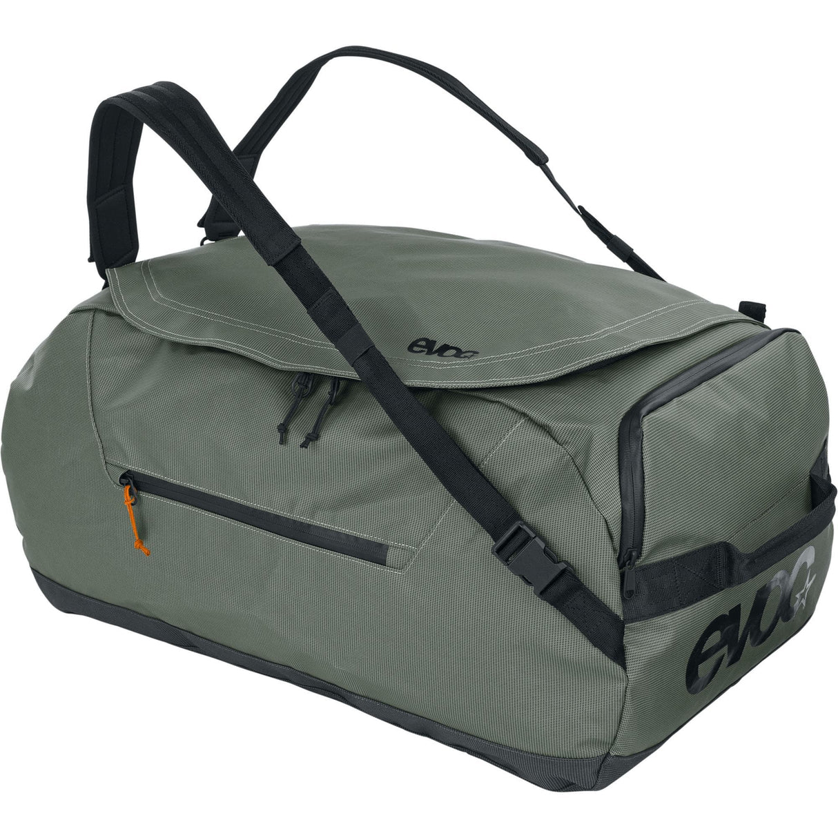 Evoc Duffle Bag 60L 2023: Dark Olive/Black One Size