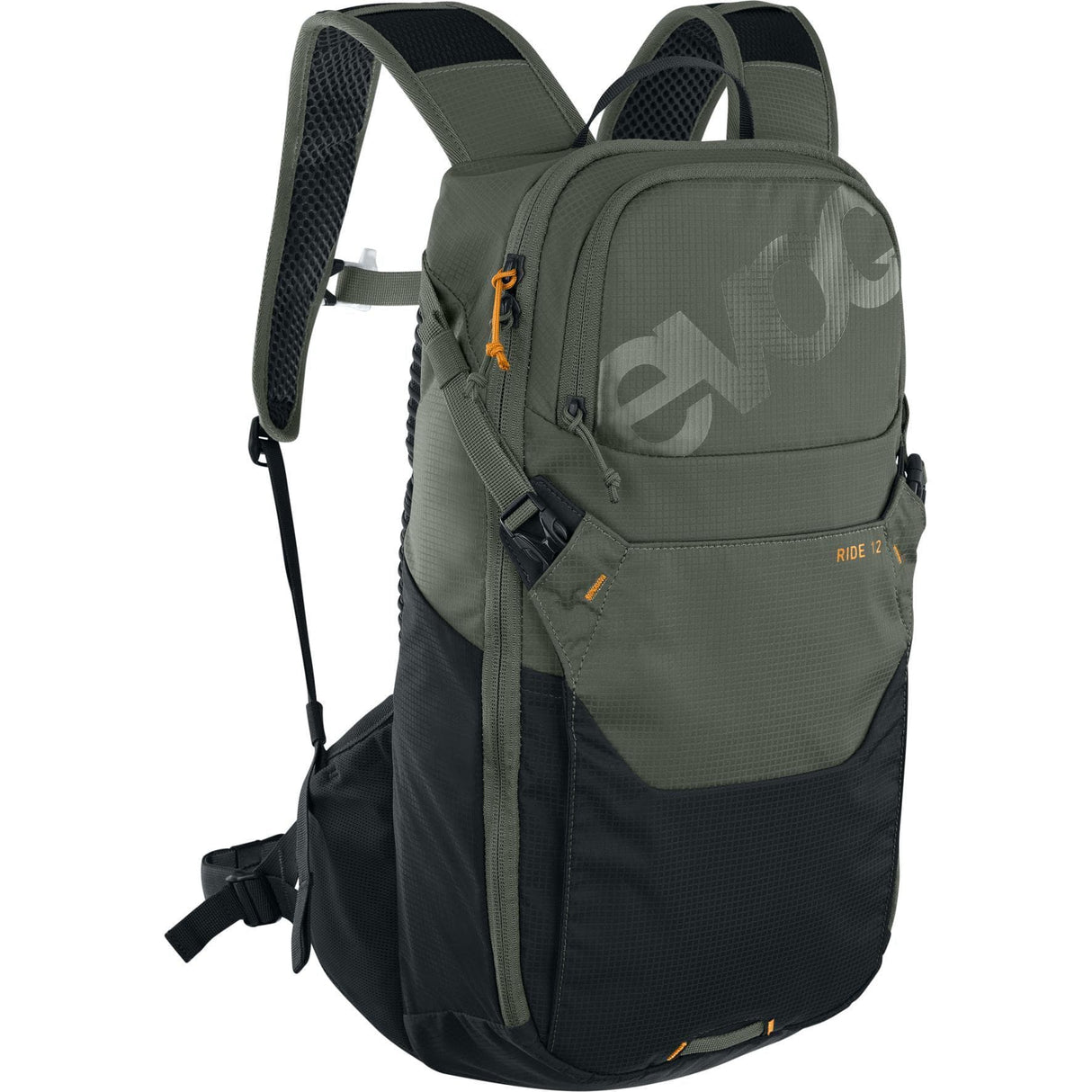 Evoc Ride Performance Backpack 12L 2023: Dark Olive/Black One Size