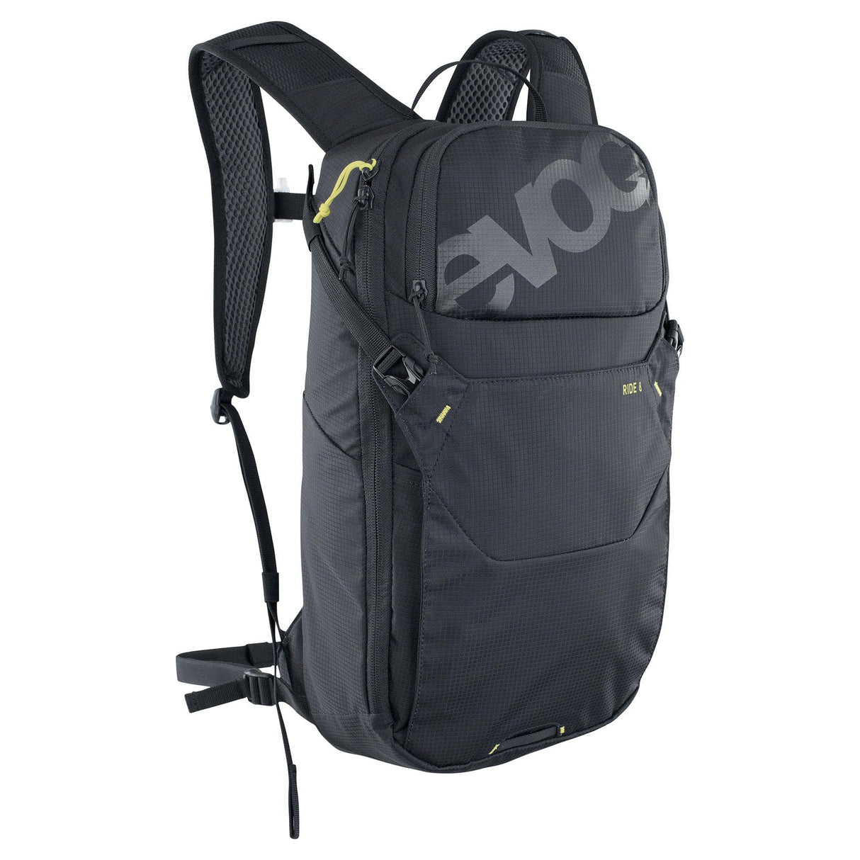 Evoc Ride Performance Backpack 8L + 2L Bladder 2021: Black 8L