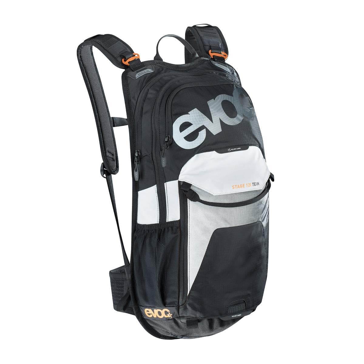 Evoc Stage 12L Performance Backpack 2019 2019: Team Black/White/Neon Orange 12L