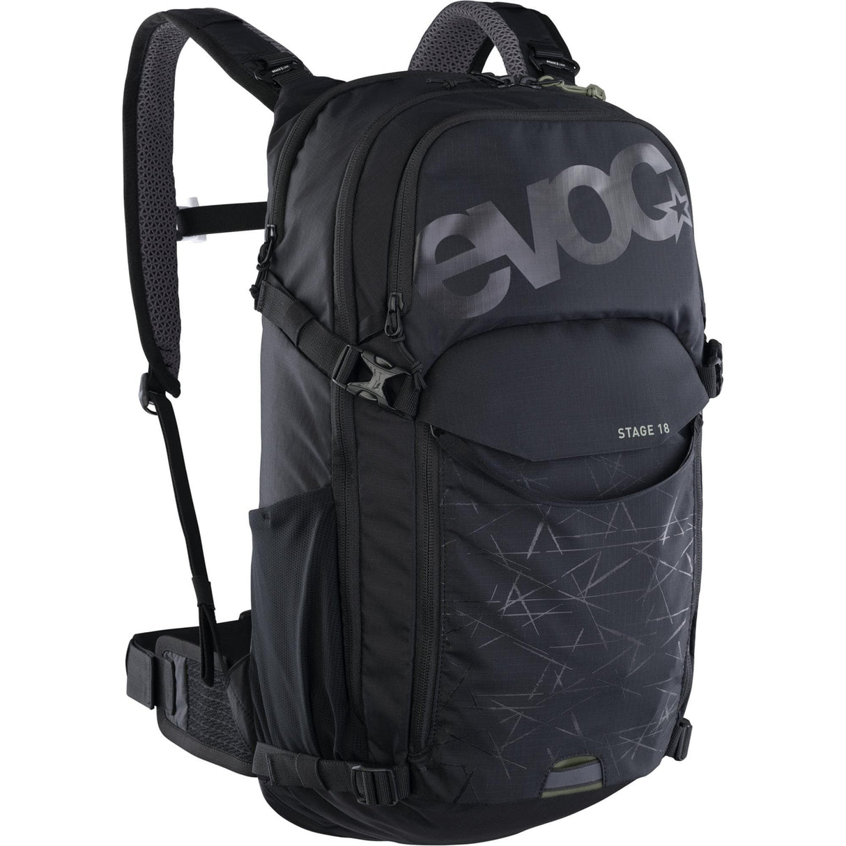 Evoc Stage 18L Performance Backpack 2024: Black 18L