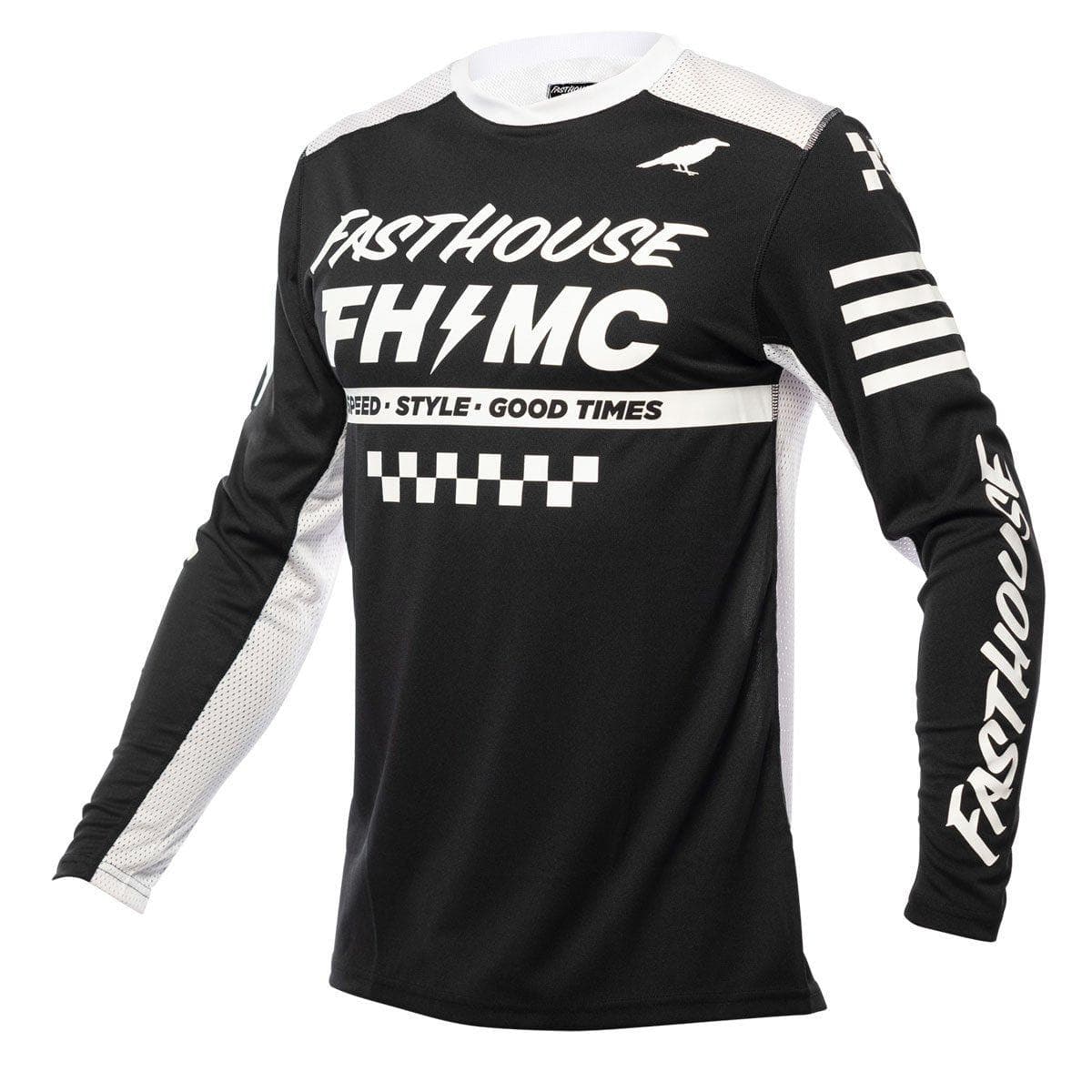 Fasthouse A/C Elrod Long Sleeve Jersey 2021: Black L