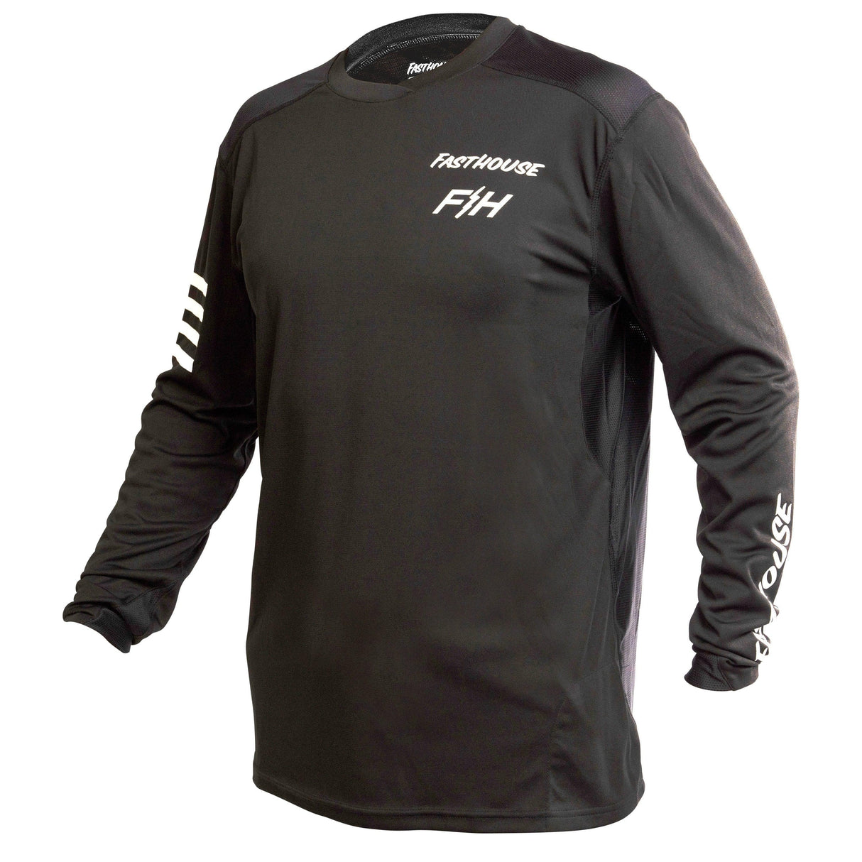 Fasthouse Alloy Rally Long Sleeve Jersey 2022: Black Xl