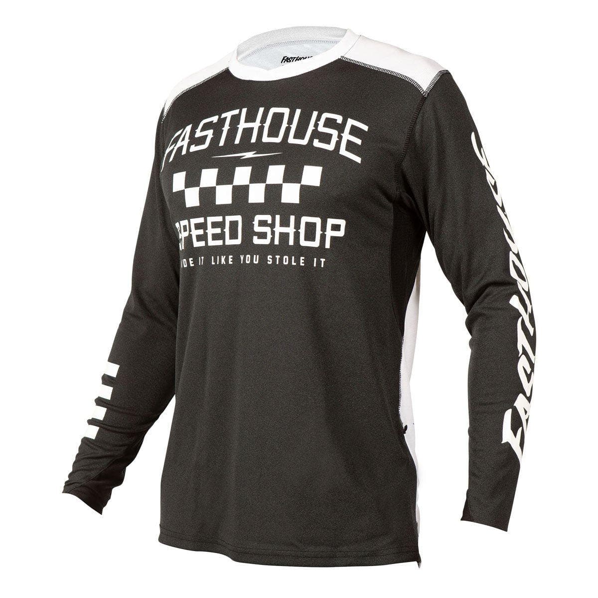 Fasthouse Alloy Roam Jersey Ls 2021: Heather Black S