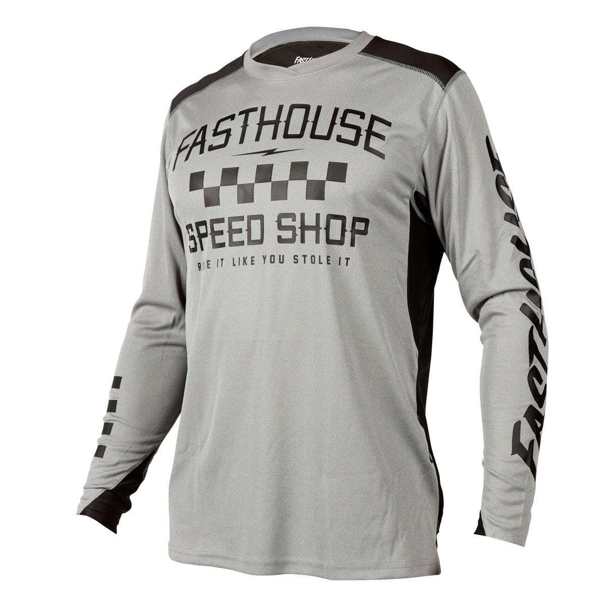 Fasthouse Alloy Roam Jersey Ls 2021: Heather Grey 3Xl