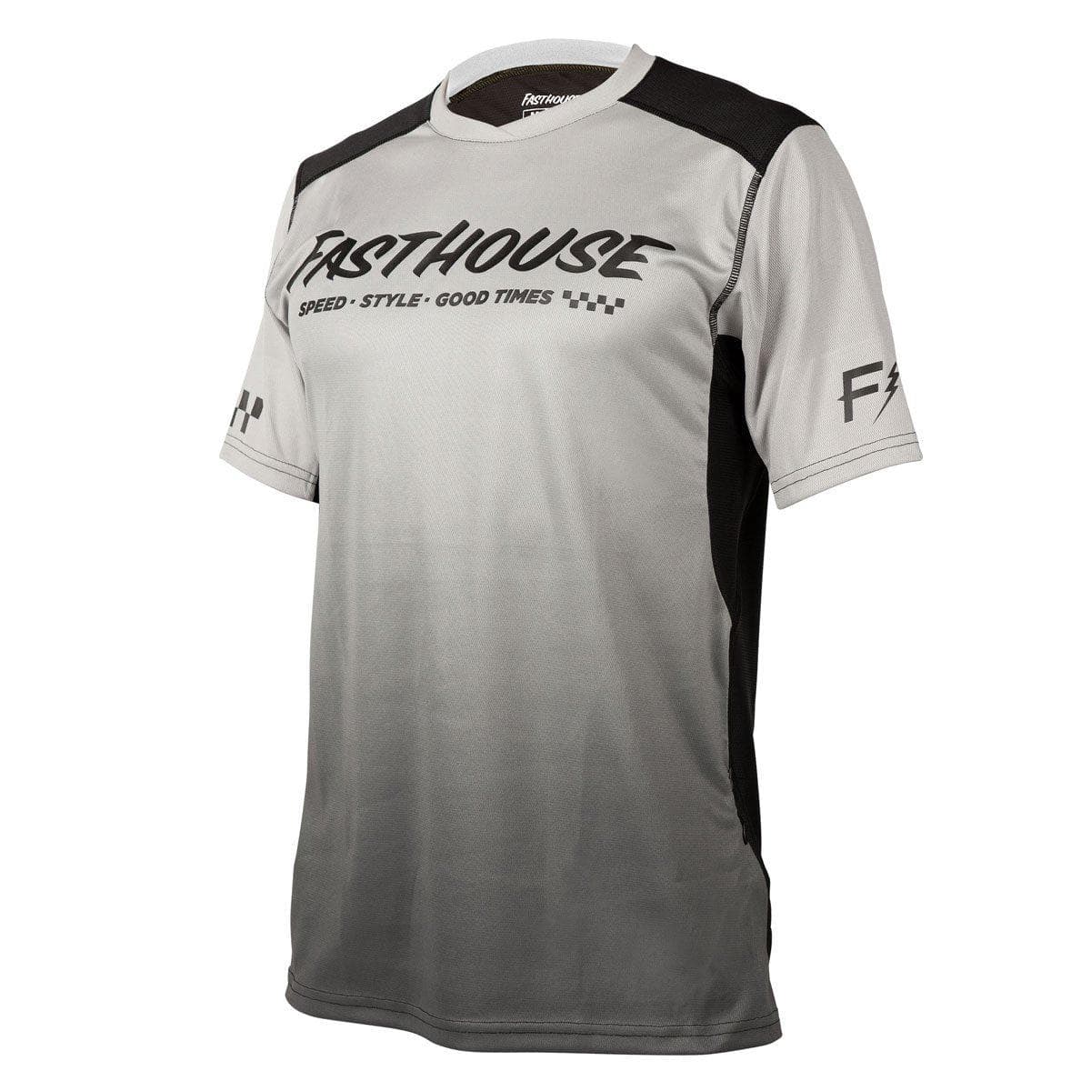 Fasthouse Alloy Slade Jersey Ss 2021: Grey/Black 3Xl