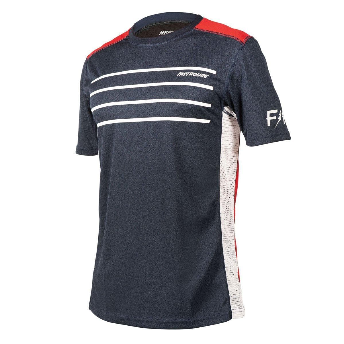 Fasthouse Classic Cartel Jersey Ss 2021: Heather Navy Xl