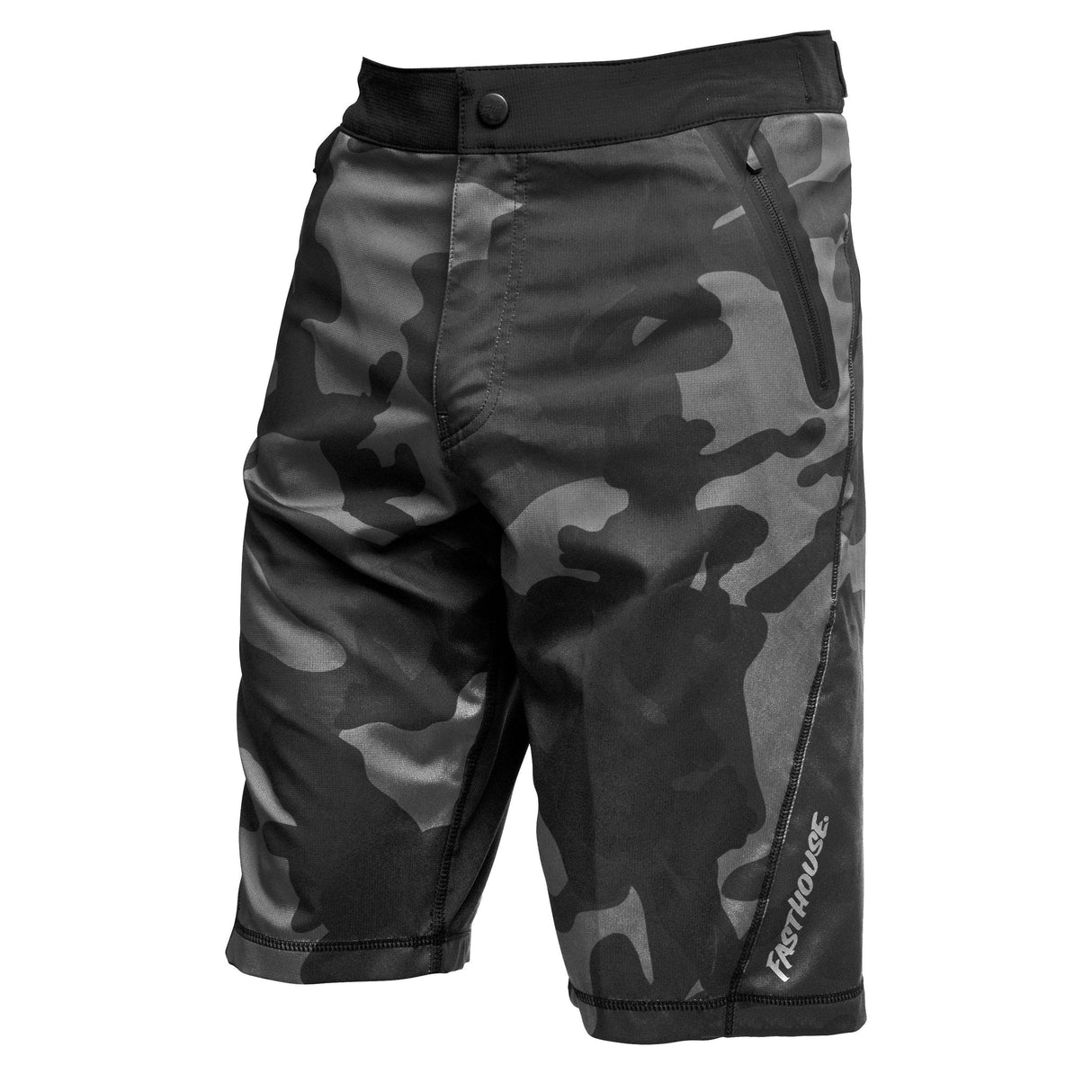 Fasthouse Crossline 2.0 Shorts 2022: Black/Camo 32